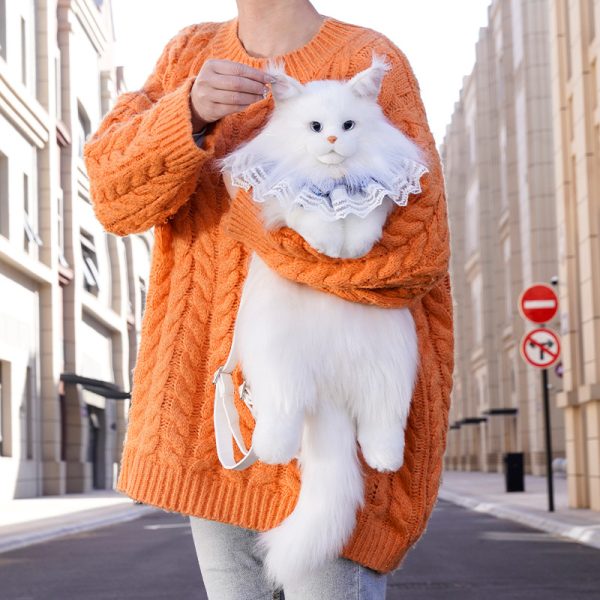 006 Maine Coon Cat Backpack Birthday Gift--C-0008