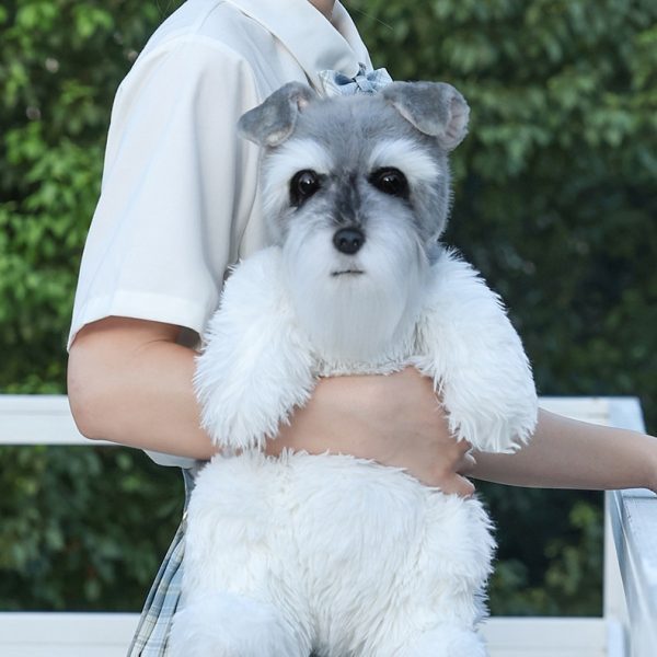 013 Realistic Schnauzer Dog Backpack--D-0003