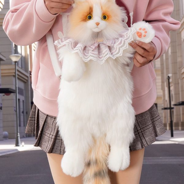 014 Calico Cat Shaped Purse with Adjustable Strap--C-0009